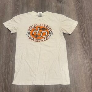 Harley Davidson Motorcycles 2003 Graphic T Shirt White Size S